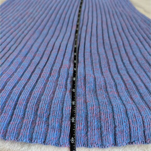 Free People Better Days Maxi Sweater Skirt Women's Large Bright Purple Slit - Picture 10 of 10